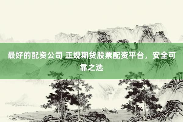 最好的配资公司 正规期货股票配资平台，安全可靠之选
