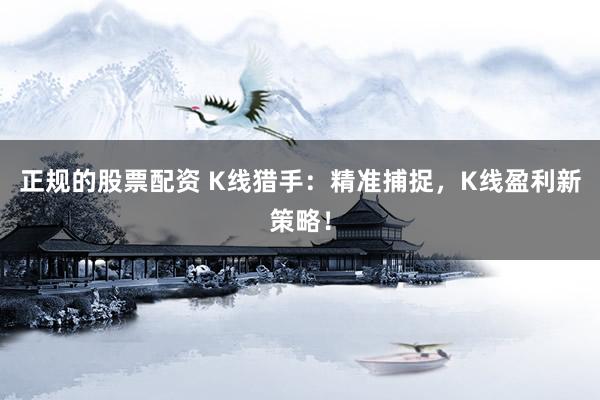 正规的股票配资 K线猎手：精准捕捉，K线盈利新策略！